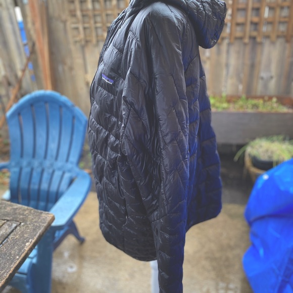 NEW Patagonia men’s micro puff hoody Brand New NWT perfect black reg fit XL - Picture 9 of 11